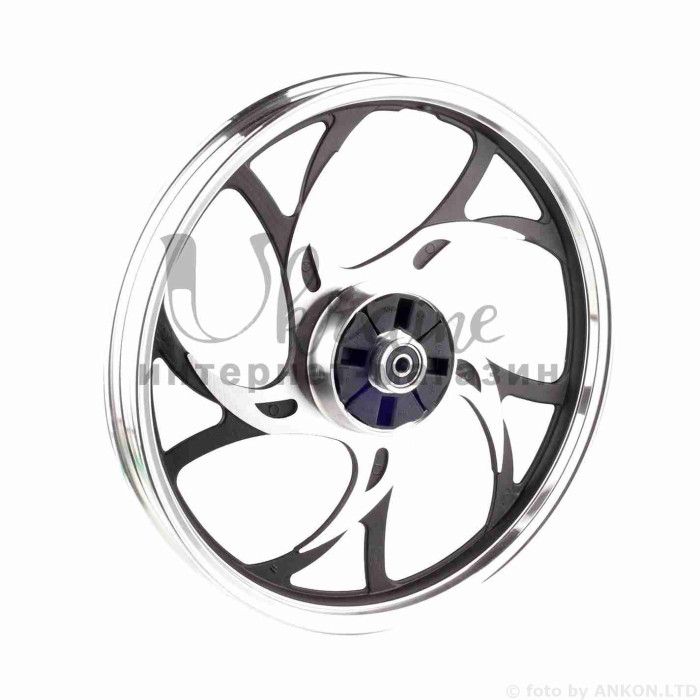 Диск колеса задній 17"-1.40 Alpha/Active d12, литий #трикутник
