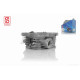Головка циліндра GY6 80/100 51mm гола +клапани "SEE" (Sheng-E) ТАЙВАНЬ