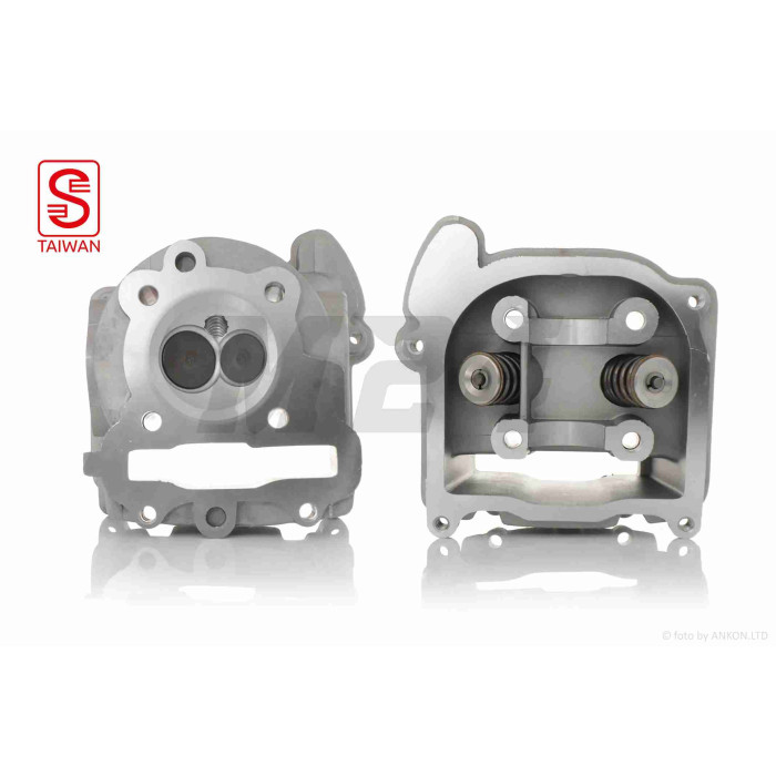 Головка циліндра GY6 80/100 51mm гола +клапани "SEE" (Sheng-E) ТАЙВАНЬ