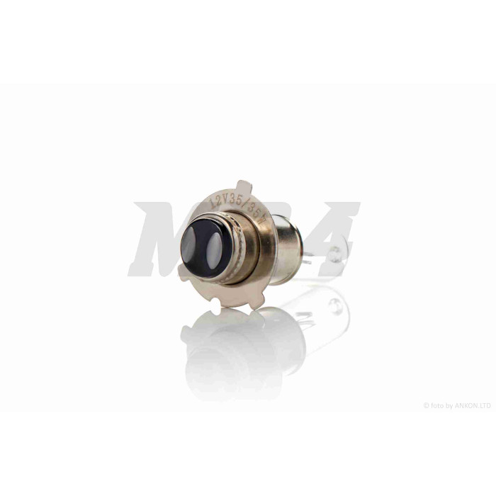 Лампа фари P15D-25-3 (H6M) 12V 35/35W 3 вуса "SEE" (Sheng-E) ТАЙВАНЬ