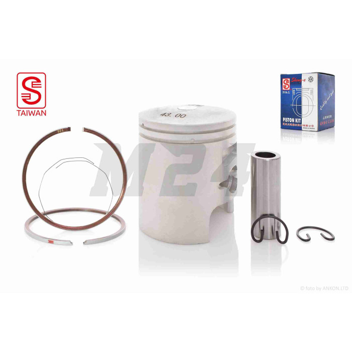 Поршень к-кт DIO 65cc STD 43.00 "SEE" (Sheng-E) ТАЙВАНЬ