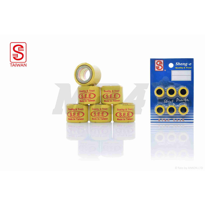 Ролики варіатора Yamaha 15-12 6.5g "SEE" (Sheng-E) ТАЙВАНЬ