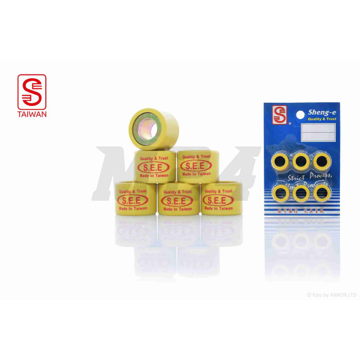 Ролики варіатора Suzuki 16-12 7.5g "SEE" (Sheng-E) ТАЙВАНЬ