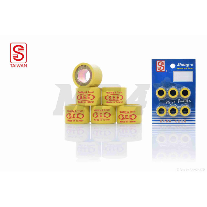 Ролики варіатора Suzuki 17-12 7.5g "SEE" (Sheng-E) ТАЙВАНЬ
