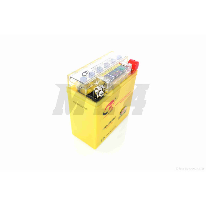 Акумулятор GEL 12V 5A 119-60-129mm, високий 12N5L-BS (YB5L-BS) з датчиком "B-CYCLE" (2023)