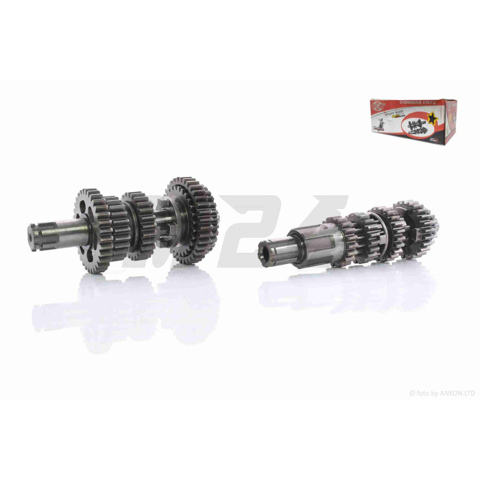 Коробка передач у зборі CG125/150 "DR"