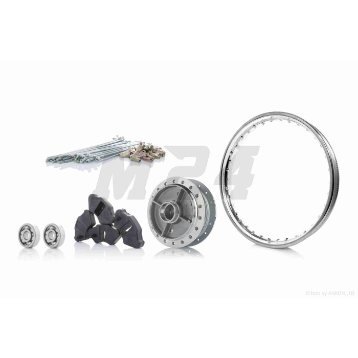 Диск колеса задній 17"-1.60 Delta спицьований (комплект під складання)
