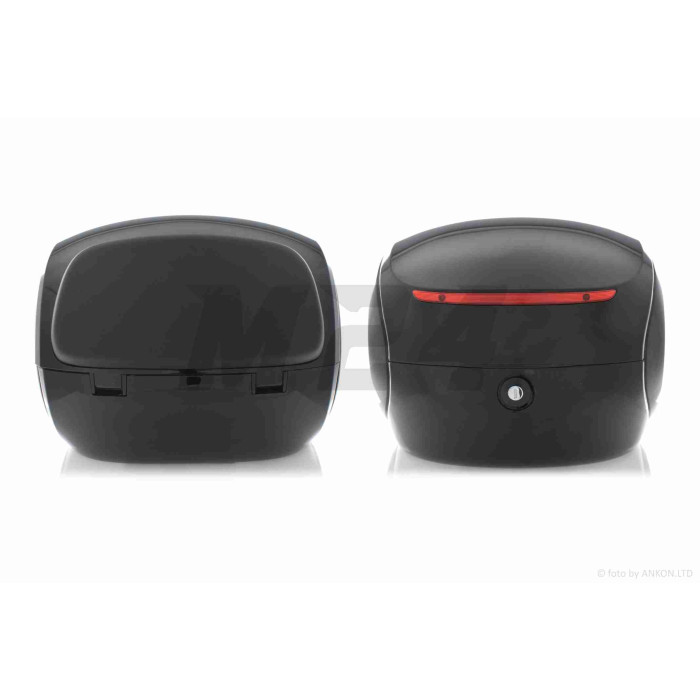 Кофр 32L 350*350*260mm #1737 (чорний глянсовий, крапля)
