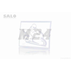 Наклейка BIKER (срібляста) 130-110mm "SALO"
