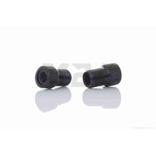 Перехідник шланга (вело) із золотника на ніпель Dunlop (чорний) #ZJT-001