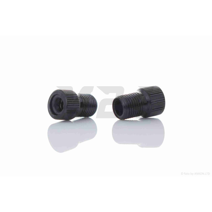 Перехідник шланга (вело) із золотника на ніпель Dunlop (чорний) #ZJT-001