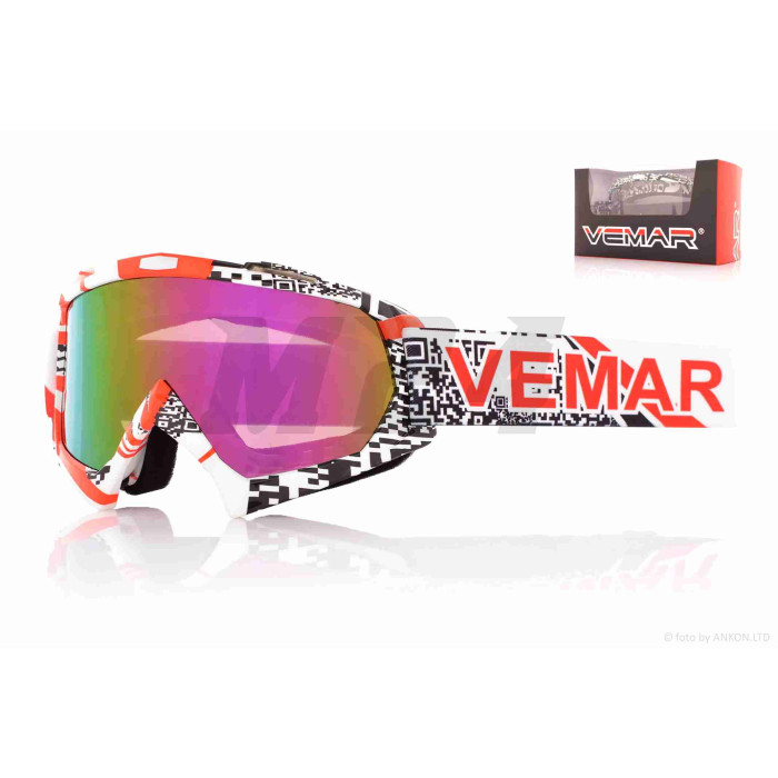 Окуляри кросові "VEMAR" #MJ-16/U824/QRCODE, візер хамелеон