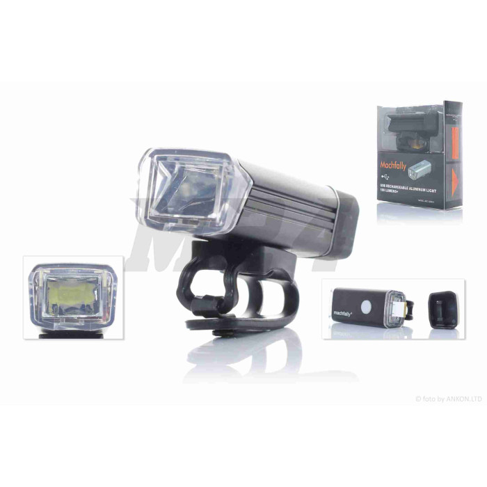 Фара велосипеда USB/1200mAh 180lm 1діод #MC-QD001 #DEN-010 "MACHFALLY"