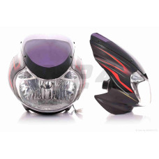 Обтічник з фарою BAJAJ DISCOVER 135 DTS-i 2010 чорний