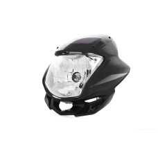 Обтічник ZS125/150 +фара, кріплення (чорний)
