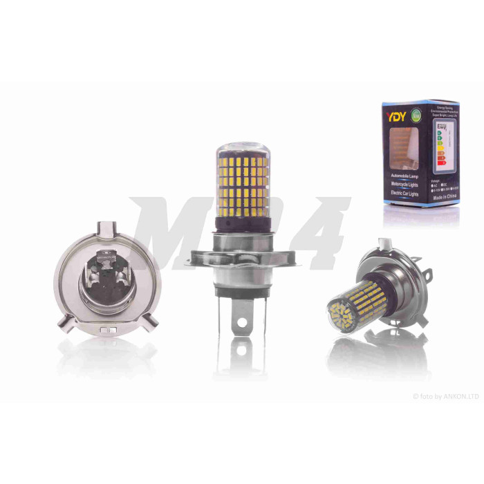 Лампа фари діодна H4 9-85V 144 кристала "YDY"