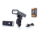 Фара велосипеда 2 діоди 2 рівня яскравості +flash USB IPX5 #DEN-070