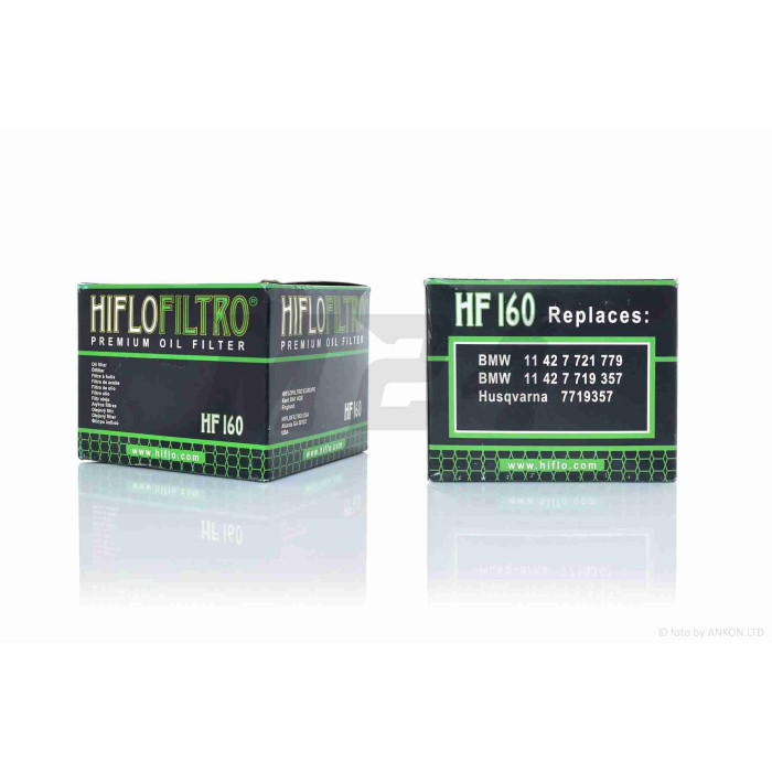 Фільтр масляний мото HF160 D76/H62 "HIFLO" ТАЙЛАНД