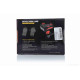 Фара велосипеда USB/2000mAh, 400lm, 2 діоди, 3 режими, сигнал, тримач телефону #DEN-045