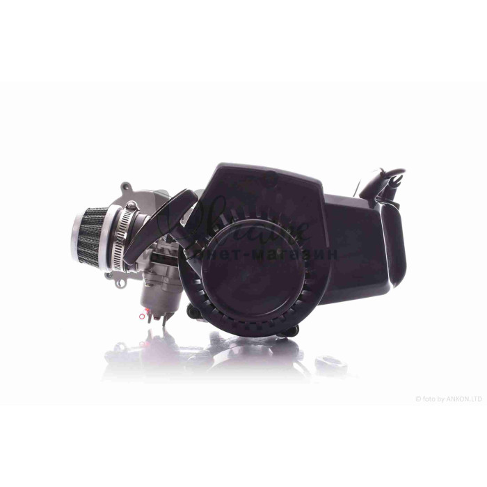 Двигун POCKET BIKE, ATV 2T 50cc (редуктор №1, карбюратор, нульовик)