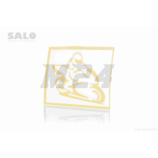 Наклейка BIKER (золотиста) 130-110мм "SALO"