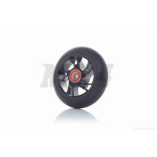 Колесо на самокат с подшипником 608-2RS, металическое, черное,D100mm #LZ-001-3