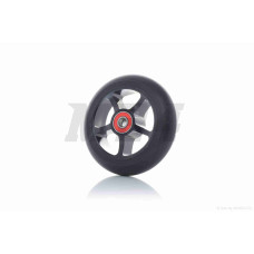 Колесо на самокат з підшипником 608-2RS, металеве, чорне, D100mm #LZ-001-6