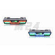 Габарит задній вело червоний/синій/зелений діоди, USB 2000mAh #BK-1819 #DEN-057