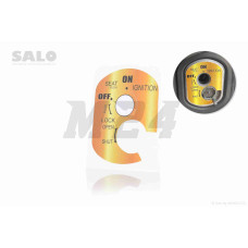Наклейка замку запалювання DIO AF62/68 (золото) "SALO"
