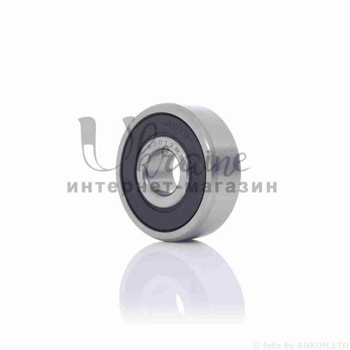 Підшипник 6301-2RS 12-37-12 тубус (заднє колесо Delta)