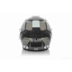 Шлем интеграл "VLAND" #M63 +очки, XS, Black/Silver