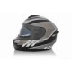 Шолом інтеграл "VLAND" #M63 +окуляри, L, Black/Silver