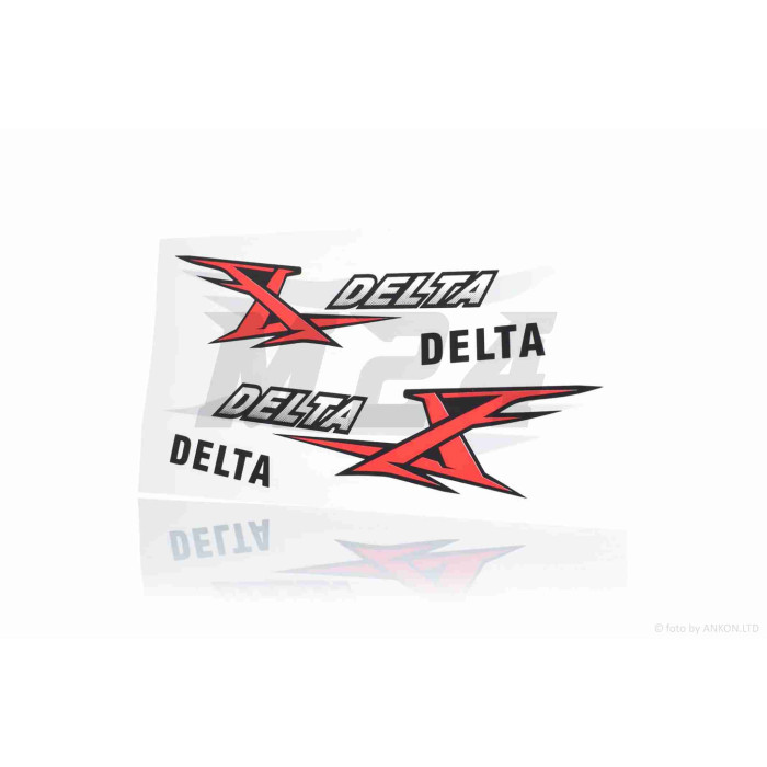 Наклейка на бардачок "DELTA"