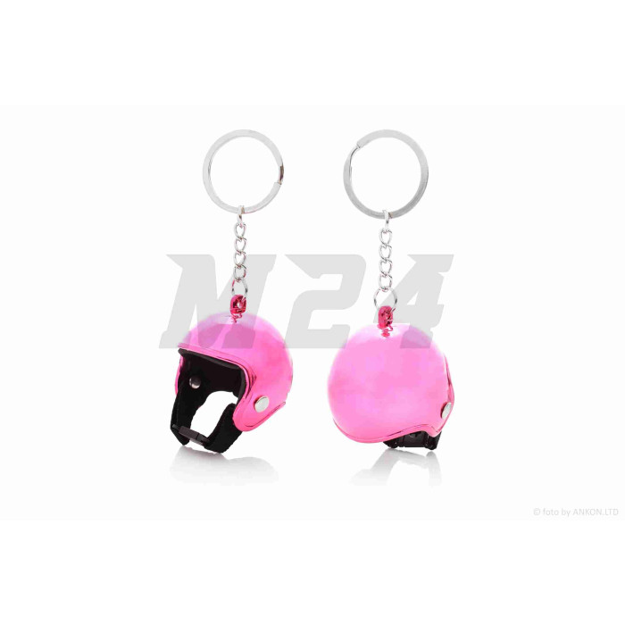 Брелок HELMET #25 PINK MIRRORED