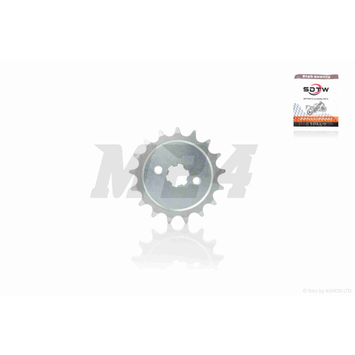 Зірка трансмісії передня Delta 428-17 "SDTW" (white)