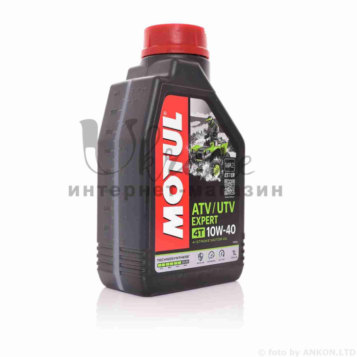 Олія моторна 4T, 1л напівсинтетика "MOTUL" (10W40, ATV/UTV EXPERT) ФРАНЦІЯ