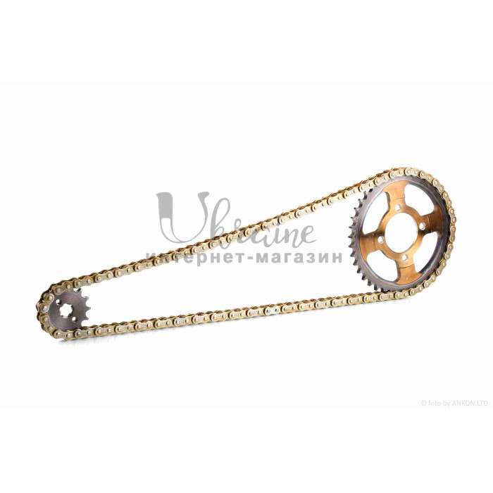 Зірки трансмісії пара Delta 428H-14/41 +ланцюг 98L "FUKUMERU"