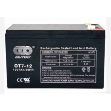 Акумулятор SLA 12V 7A 150-65-95mm OT7-12 "VLAND" (2025)