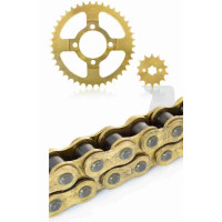 Звезды трансмиссии пара Delta 428-14/41 +цепь 98L "LIPAI" (GOLD)