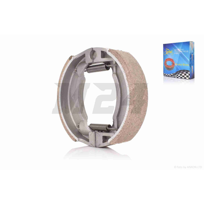 Колодки гальмівні (барабан) GY6 10/12", LEAD, Delta коса пружина "LIPAI"