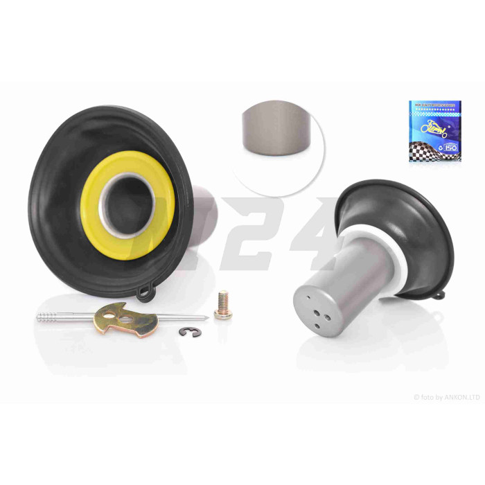 Мембрана карбюратора затвора GY6 125 22mm + голка "LIPAI"