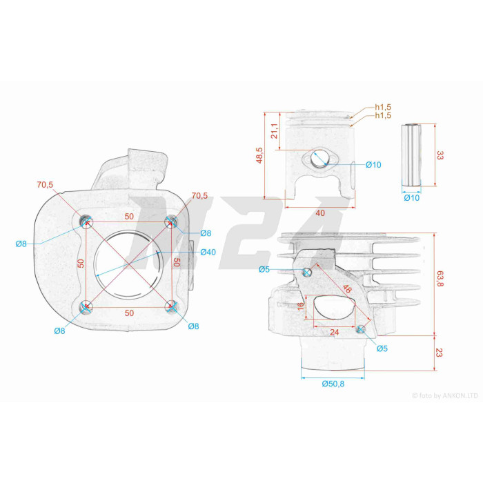 ЦПГ JOG 3KJ, 5BM D40 #PRO "LIPAI"