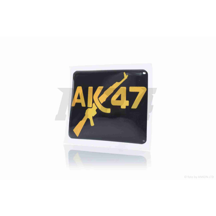Наклейка AK47 (70-50mm) силікон