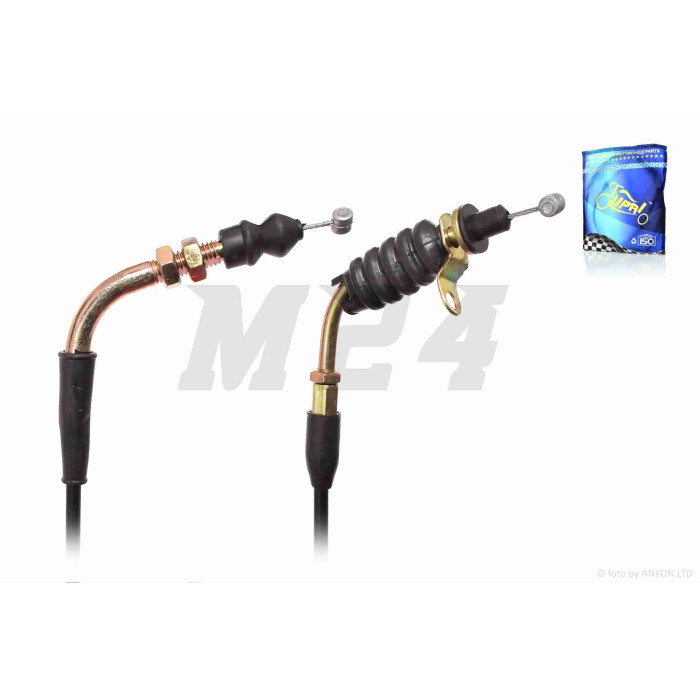 Трос газу GY6 вухо/гайка L2370/2300 "LIPAI"