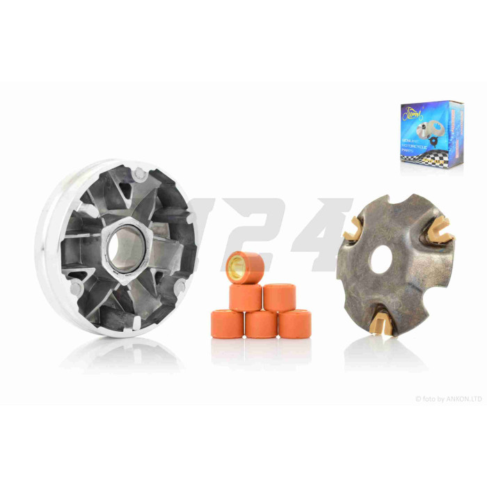Варіатор передній DIO AF27/34, GY6 50 ролики 8.5g "LIPAI"