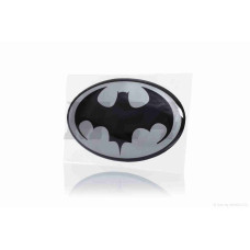 Наклейка TheBat (90-55mm) силікон срібло