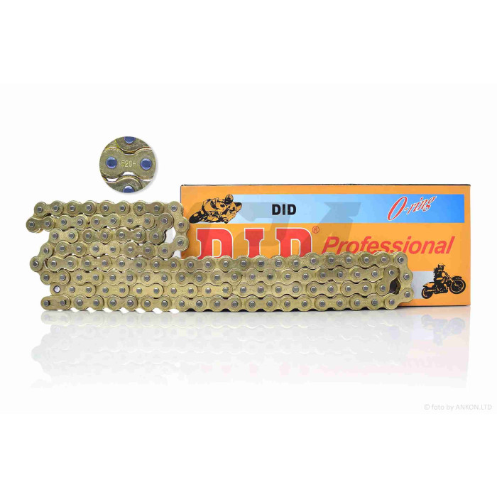 Ланцюг трансмісії 520HV-128L сальниковий GOLD "DID"