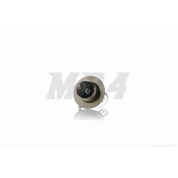 Лампа фари P15D-25-1 12V18/18W 1 вус, біла "STANLEY"