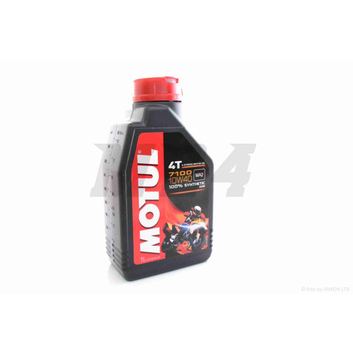 Олива моторна 4T, 1л синтетика "MOTUL" (10W40, 7100) ФРАНЦІЯ