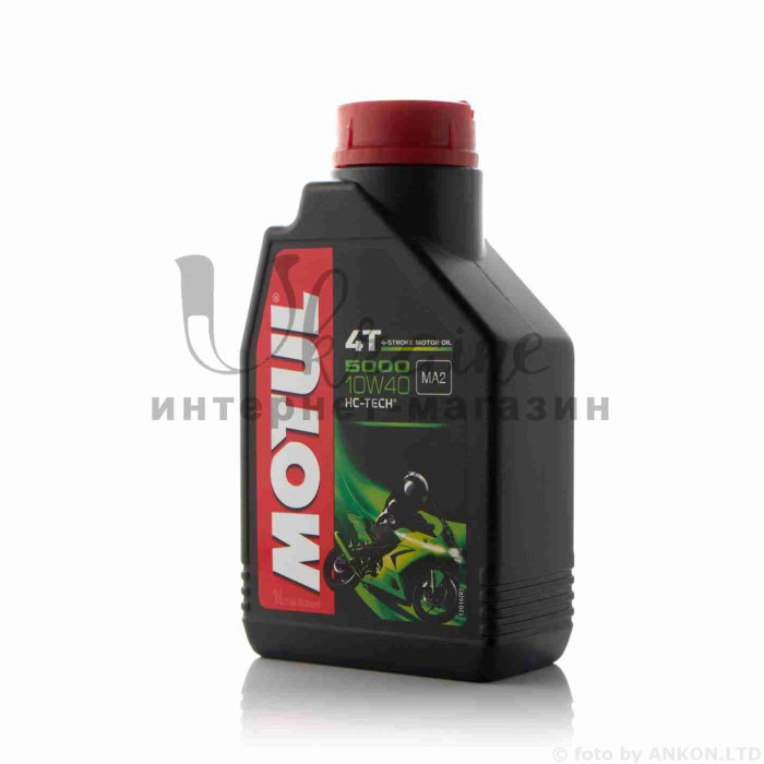Олива моторна 4T, 1л напівсинтетика "MOTUL" (10W40, 5000) ФРАНЦІЯ